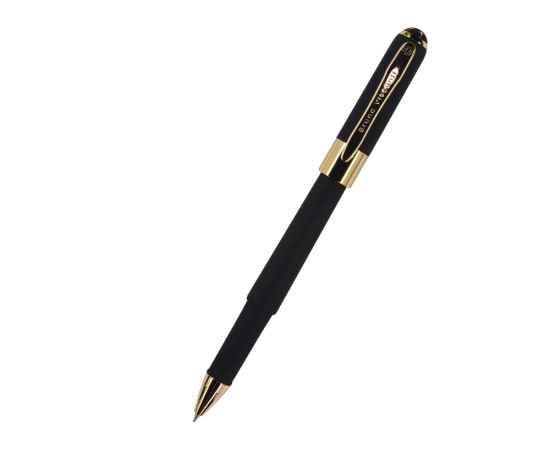 Ручка пластиковая шариковая «Monaco», черный/золотистый, Цвет: черный/золотистый, Размер: d1,2 х 14,8