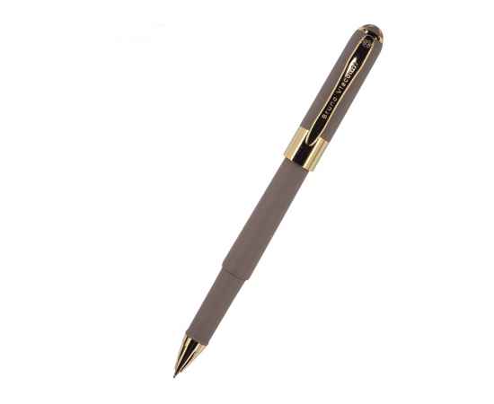 Ручка пластиковая шариковая «Monaco», серый/золотистый, Цвет: серый/золотистый, Размер: d1,2 х 14,8