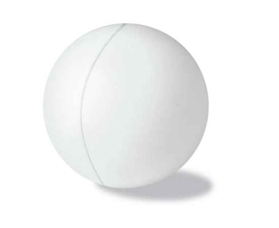 Антистресс 'мячик', белый, Цвет: белый, Размер: 6 см