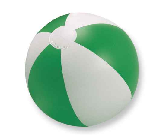 Мяч надувной пляжный, зеленый, Цвет: зеленый-зеленый, Размер: 23.5 см