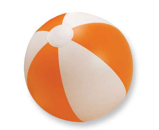 Мяч надувной пляжный, оранжевый, Цвет: оранжевый, Размер: 23.5 см