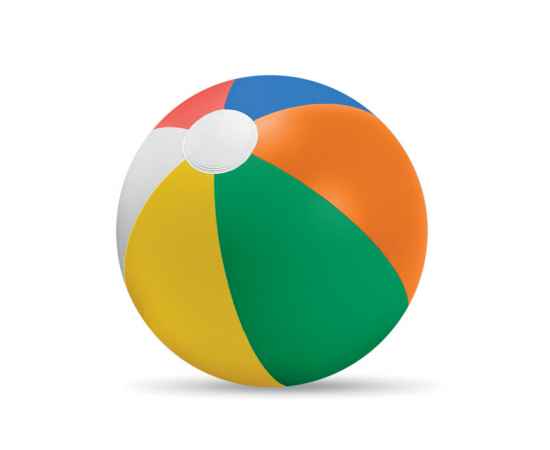 Мяч надувной пляжный, многоцветный, Цвет: многоцветный, Размер: 23.5 см