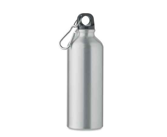 Бутылка 500 мл, тускло-серебряный, Цвет: тускло-серебряный, Размер: 6x20.5 см