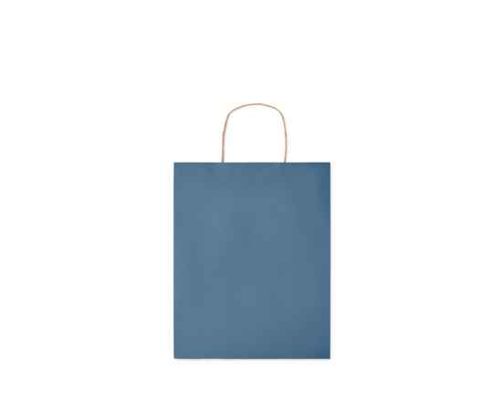 Подарочный пакет средн 90 г/м&#178;, синий, Цвет: синий, Размер: 25x11x32 см, изображение 2