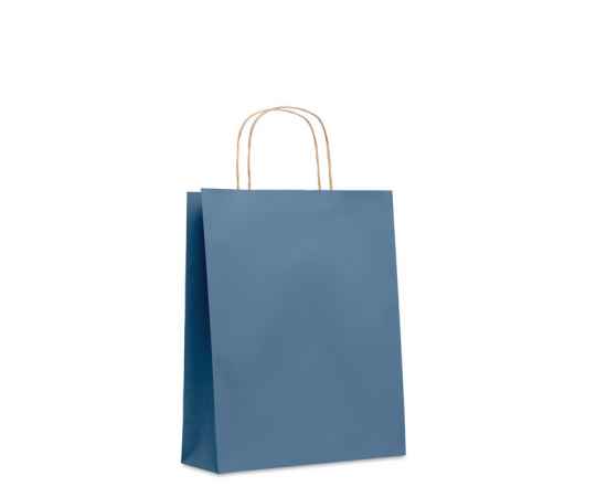 Подарочный пакет средн 90 г/м&#178;, синий, Цвет: синий, Размер: 25x11x32 см