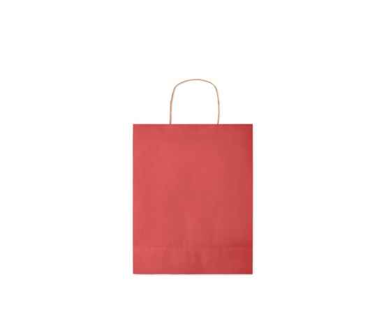 Подарочный пакет средн 90 г/м&#178;, красный, Цвет: красный, Размер: 25x11x32 см, изображение 6