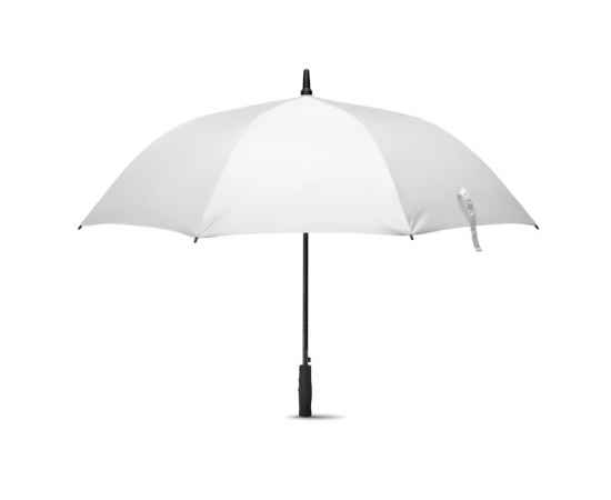 Зонт антиштормовой 27 дюймов, белый, Цвет: белый, Размер: 116x90.5 см