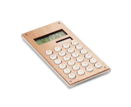 Калькулятор 8-разрядный бамбук, древесный
