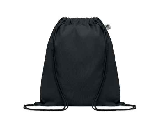 Рюкзак на шнурках, черный, Цвет: черный, Размер: 37x41 см