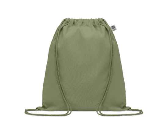 Рюкзак на шнурках, зеленый, Цвет: зеленый-зеленый, Размер: 37x41 см