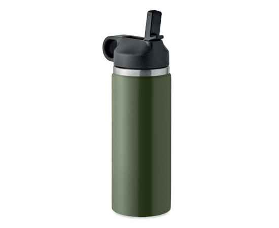Бутылка 500 мл, тёмно-зелёный, Цвет: Тёмно-зелёный, Размер: 9x21 см