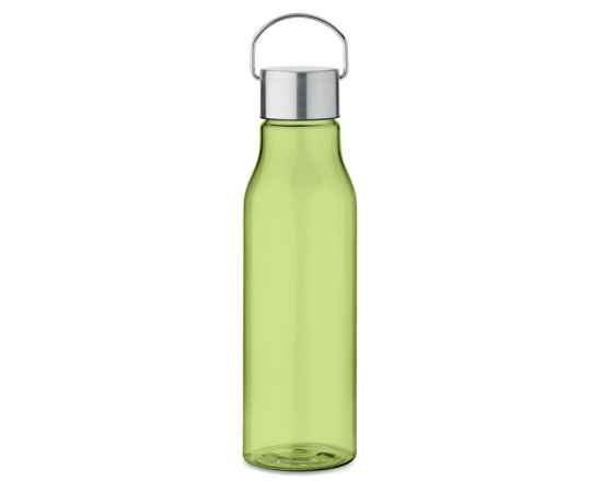 Бутылка RPET 600 мл, прозрачный лайм, Цвет: прозрачный лайм, Размер: 6x23 см