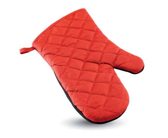 Кухонная рукавица, красный, Цвет: красный, Размер: 31x16.5x2 см