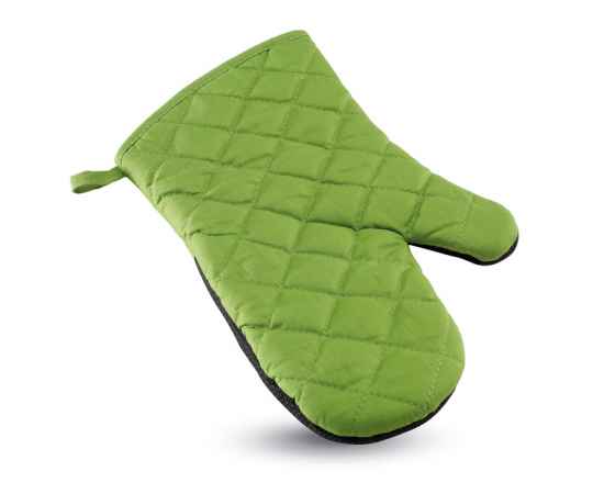 Кухонная рукавица, зеленый, Цвет: зеленый-зеленый, Размер: 31.5x16.5x2 см