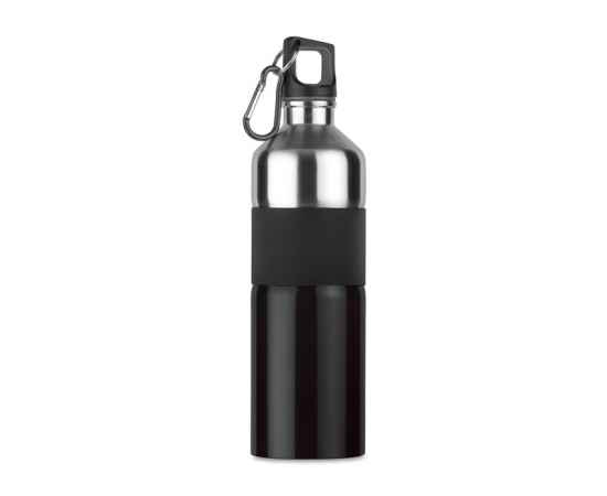 Бутылка для питья, черный, Цвет: черный, Размер: 7x26.5 см