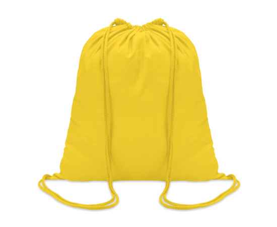 Рюкзак на шнурках 100г/см, желтый, Цвет: желтый, Размер: 37x41 см