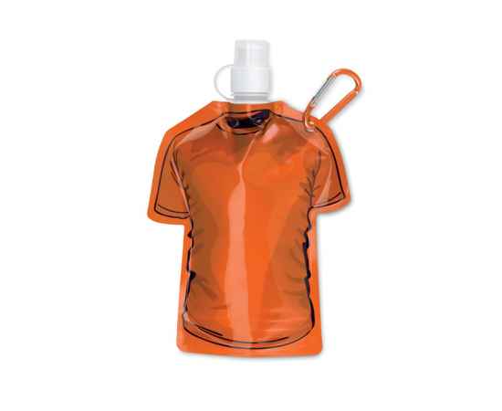 Бутылка складная, оранжевый, Цвет: оранжевый, Размер: 16.5x25 см