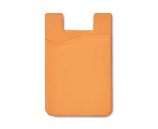 Чехол для пластиковых карт, оранжевый, Цвет: оранжевый, Размер: 5.5x8.5x0.2 см