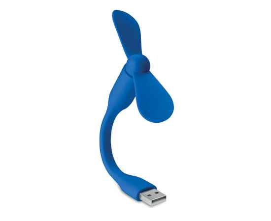 Настольный USB вентилятор, королевский синий, Цвет: королевский синий, Размер: 9x1.5x14.5 см