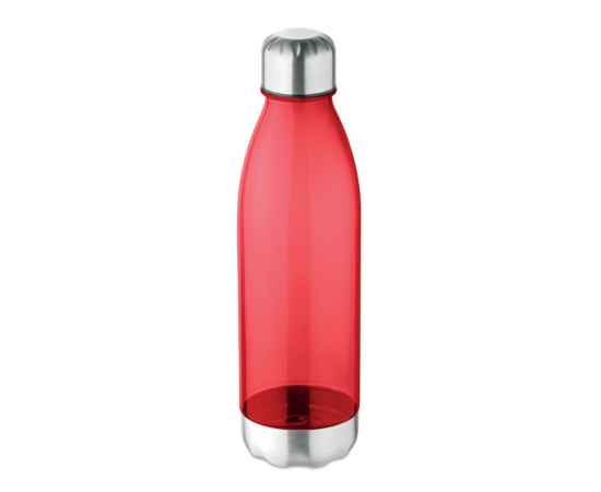 Бутылка для питья, прозрачно-красный, Цвет: прозрачно-красный, Размер: 6x25 см
