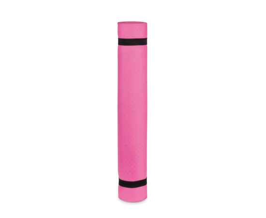 Коврик для йоги 4мм в чехле, детский розовый, Цвет: розовый, Размер: 180x60x0.4 см