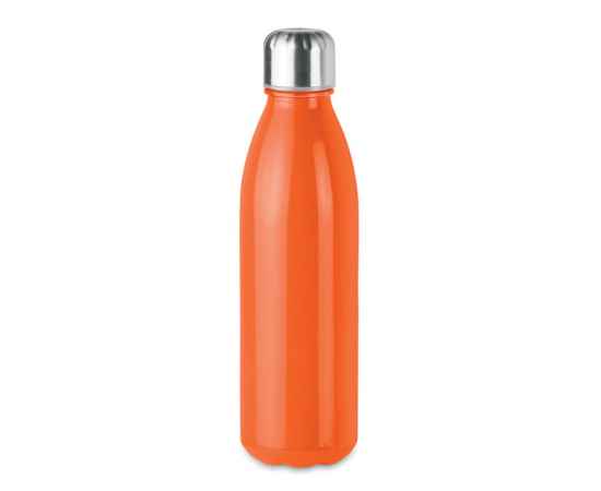 Бутылка стеклянная 500мл, оранжевый, Цвет: оранжевый, Размер: 6x26 см