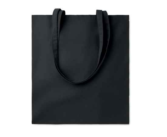 Хлопковая сумка 180гр / м2, черный, Цвет: черный, Размер: 38x42 см