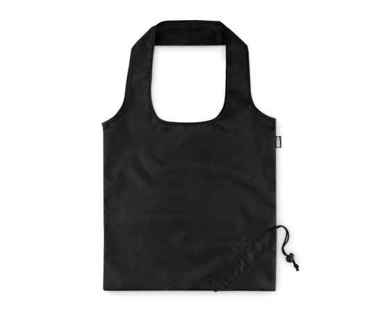 Складная сумка для покупок, черный, Цвет: черный, Размер: 38x40 см