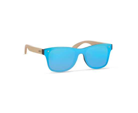 Солнцезащитные очки сплошные, синий, Цвет: синий, Размер: 14x14x4.5 см