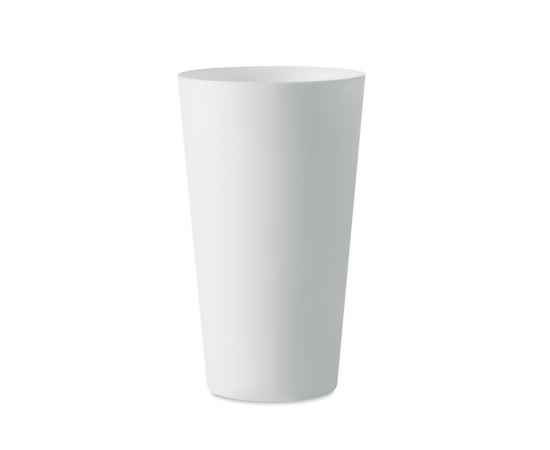 Reusable event cup 500ml, белый, Цвет: белый, Размер: 8x14 см