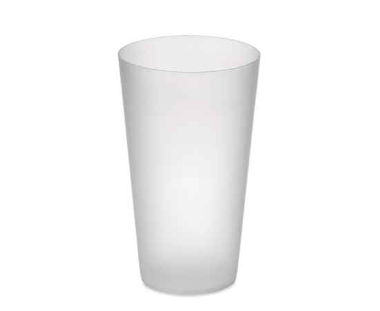 Reusable event cup 500ml, прозрачно-белый, Цвет: прозрачно-белый, Размер: 8x14 см