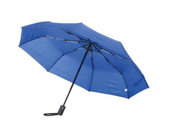 Ветроустойчивый складной зонт-автомат PLOPP, Синий, Цвет: синий