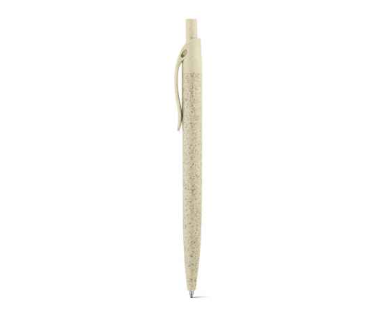 CAMILA. Шариковая ручка из волокон пшеничной соломы и ABS, Бежевый, Цвет: бежевый