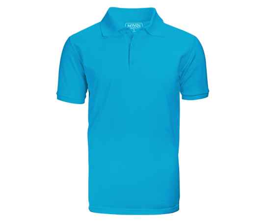 Рубашка поло мужская с кор. рукавом голубые 2XL, Цвет: голубой, Размер: 2XL