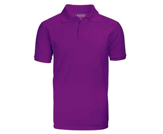 Рубашка поло мужская с кор. рукавом фиолетовые 2XL, Цвет: фиолетовый, Размер: 2XL