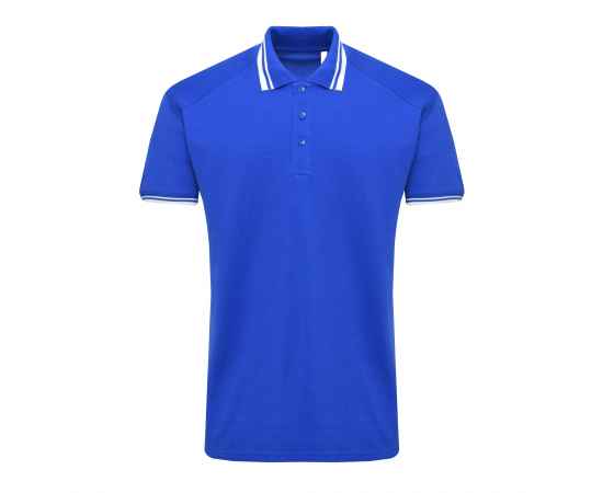 New Gen Рубашка поло мужская ярко-синяя комбинированная 2XL, Цвет: ярко-синий, Размер: 2XL