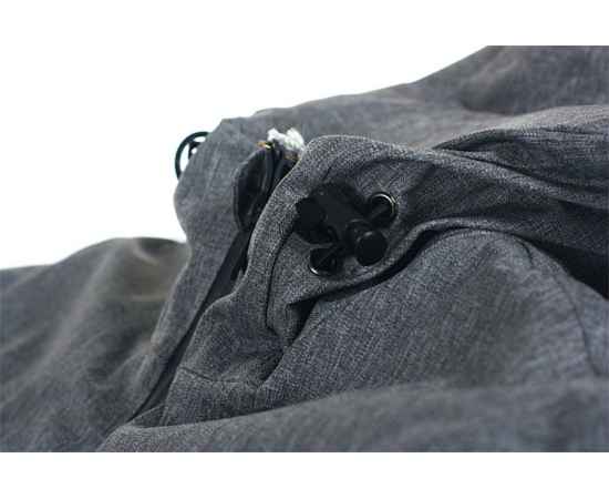 Куртка мужская Jackson, черный меланж, размер S, Цвет: черный, Размер: S, изображение 6