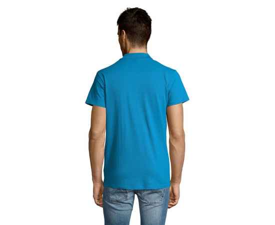 Рубашка поло мужская Summer 170 ярко-бирюзовая, размер L, Цвет: бирюзовый, Размер: L, изображение 6