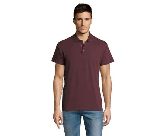 Рубашка поло мужская Summer 170 бордовая, размер XXL, Цвет: бордо, Размер: XXL, изображение 4