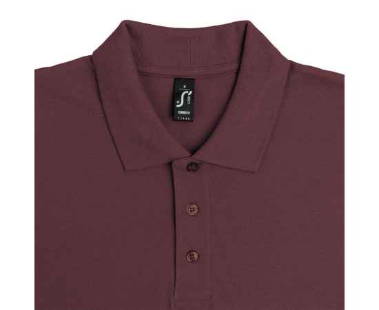 Рубашка поло мужская Summer 170 бордовая, размер XXL, Цвет: бордо, Размер: XXL, изображение 3