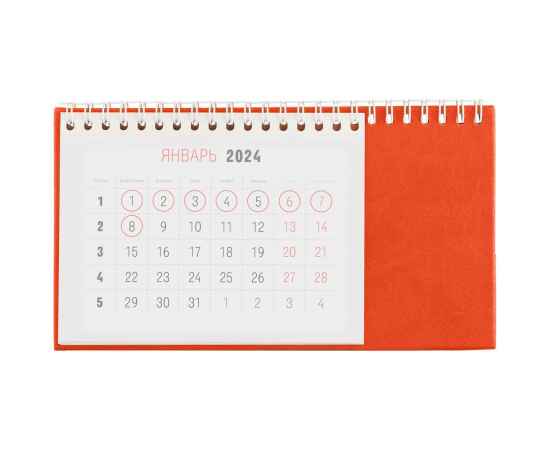 Календарь настольный Brand, оранжевый, Цвет: оранжевый, Размер: 21х12х8, изображение 2