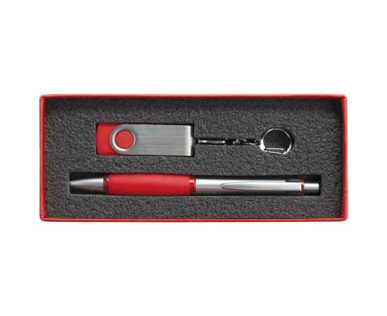 Набор Notes: ручка и флешка 8 Гб, красный, Цвет: красный, изображение 2
