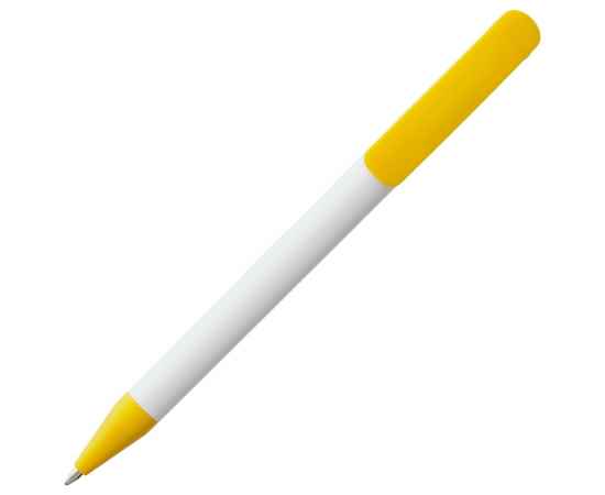 Ручка шариковая Prodir DS3 TPP Special, белая с желтым, Цвет: белый, желтый, Размер: 13,8х1, изображение 4
