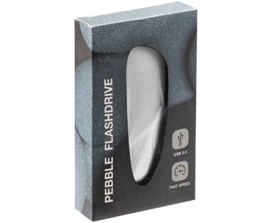 Флешка Pebble, светло-серая, USB 3.0, 16 Гб, Цвет: серый, изображение 3