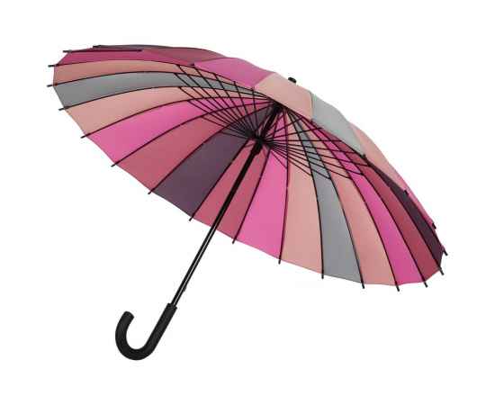 Зонт-трость «Спектр», розовый, Цвет: розовый, Размер: Длина 80 см, изображение 2