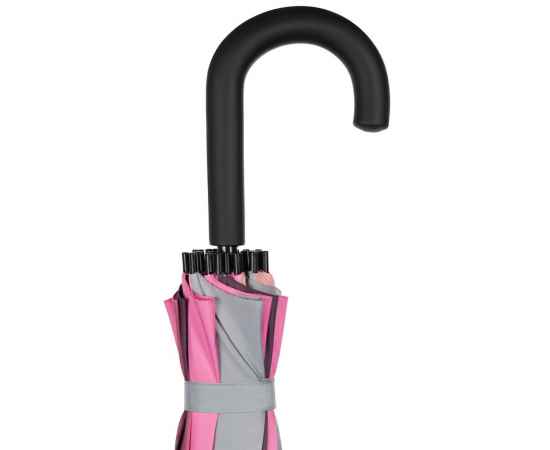 Зонт-трость «Спектр», розовый, Цвет: розовый, Размер: Длина 80 см, изображение 4