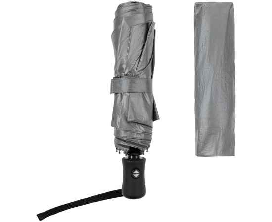 Зонт складной ironWalker, серебристый, Цвет: серебристый, Размер: длина 54, изображение 5