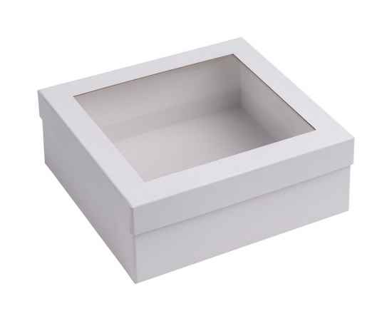 Коробка Teaser с окном, белая, Цвет: белый, Размер: 25, изображение 2