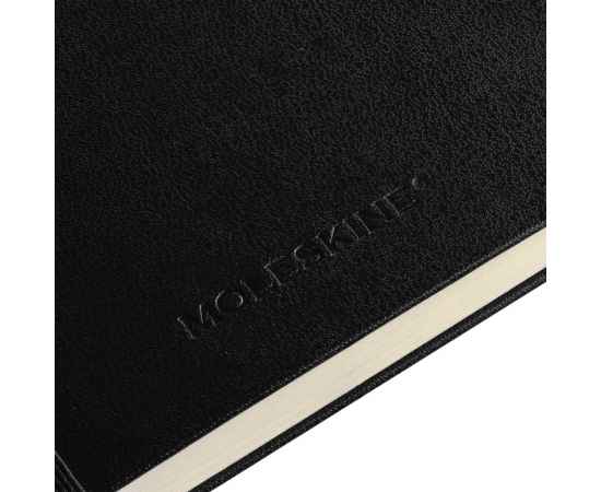 Записная книжка Moleskine Classic Large, без линовки, черная, Цвет: черный, Размер: 13х21 см, изображение 9