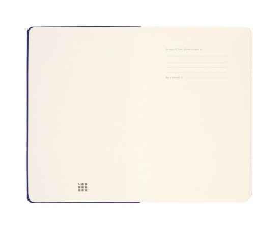 Записная книжка Moleskine Classic Large, в линейку, синяя, Цвет: синий, Размер: 13х21 см, изображение 4